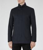 Reiss Porter - Mens Funnel Collar Jacket In Black, Size S