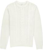 Reiss Deck - Mens Cable Knit Jumper In White, Size M