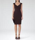 Reiss Mora - Womens Slim-fitting Tailored Dress In Blue, Size 4