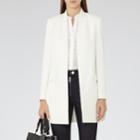 Reiss Venn - Womens Open-front Blazer In White