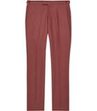 Reiss Bank Wool And Linen Trousers