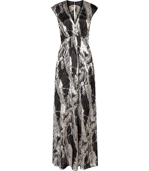 Reiss Lin Printed Maxi Dress