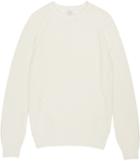 Reiss Wakely - Mens Raglan Ribbed Jumper In White, Size S