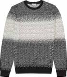 Reiss Baxter Contrast Weave Jumper