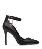 Reiss Newlyn - Womens Chain-detail Shoes In Black, Size 3