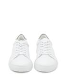 Reiss Don - Mens Leather Lace-up Sneakers In White, Size 9