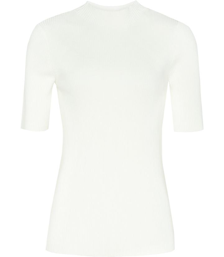 Reiss Evangelina - Womens High-neck Knitted Top In White, Size Xs