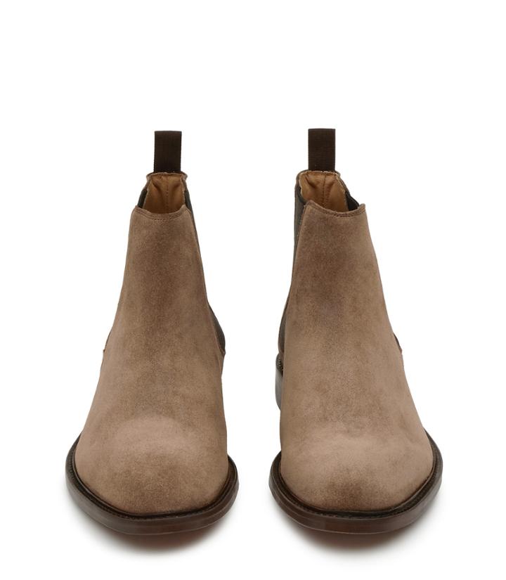 Reiss Tenor Suede - Mens Suede Chelsea Boots In Brown, Size 8