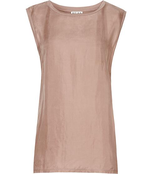 Reiss Alli Cupro-front Tank Top