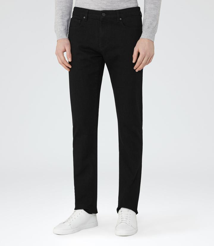 Reiss Allman - Straight-leg Jeans In Black, Mens, Size 28