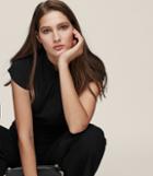 Reiss Abel - Knot-front Top In Black, Womens, Size 0