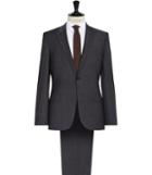 Reiss Gaffer - Mens Peak Lapel Suit In Grey, Size 36
