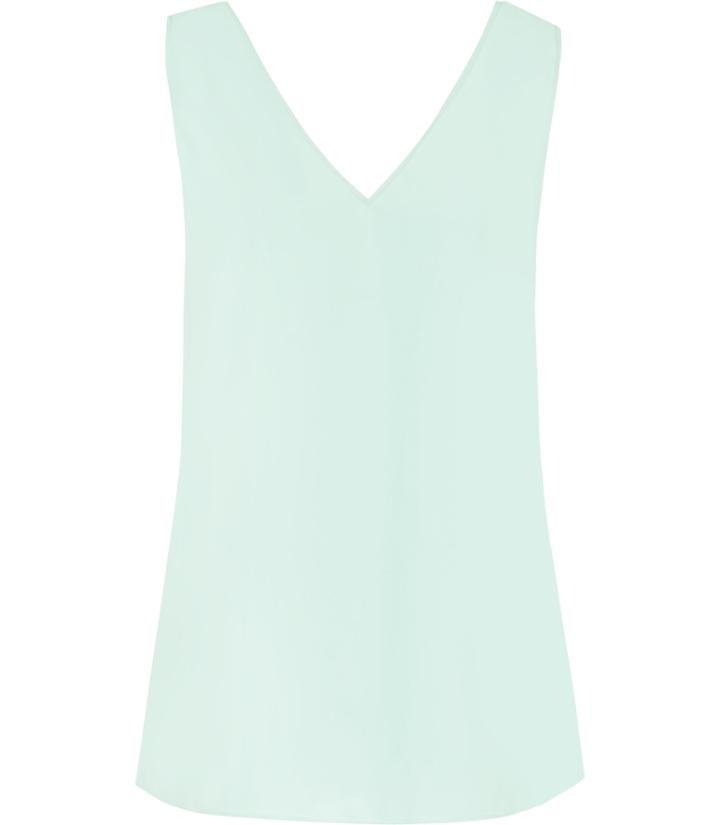 Reiss Jasmine - Womens Button-back Vest In Green, Size 4