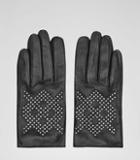Reiss Liora Embellished Leather Gloves