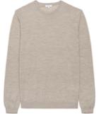 Reiss Hart - Mens Merino Crew Neck Jumper In Brown, Size Xs