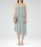 Reiss Ansley - Tiered Cami Dress In Green, Womens, Size 0
