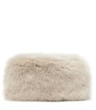 Reiss Elm - Womens Faux Fur Hat In Grey, Size One Size