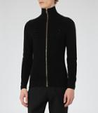 Reiss Kite - Mens Ribbed Knit Jumper In Black, Size Xs