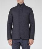 Reiss Hector - Mens Quilted Jacket In Blue, Size S