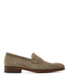 Reiss Cooper - Mens Suede Penny Loafers In Brown, Size 7