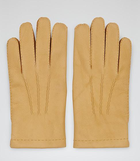 Reiss Cantebury Dents Cashmere Lined Gloves