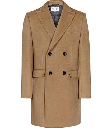 Reiss Kanye Double Breasted Coat Lapel