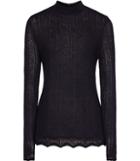 Reiss Orla - Womens Lace-effect Jumper In Blue, Size Xs