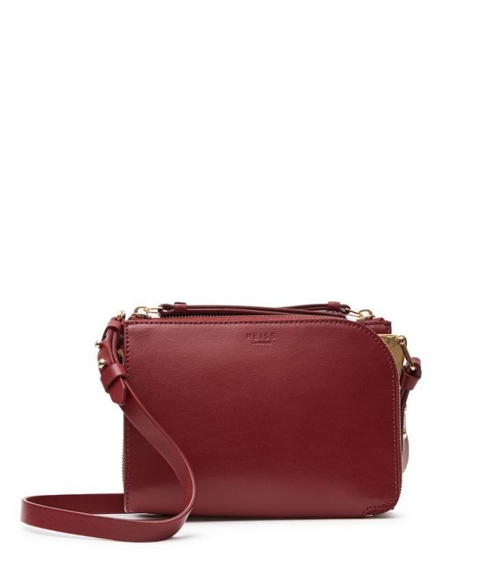 Reiss Arnott Mini - Mini Cross-body Bag In Red, Womens