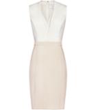 Reiss Lourdes - Womens Block-colour Dress In White, Size 6