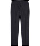 Reiss Kreider T - Mens Wool And Silk Trousers In Blue, Size 28