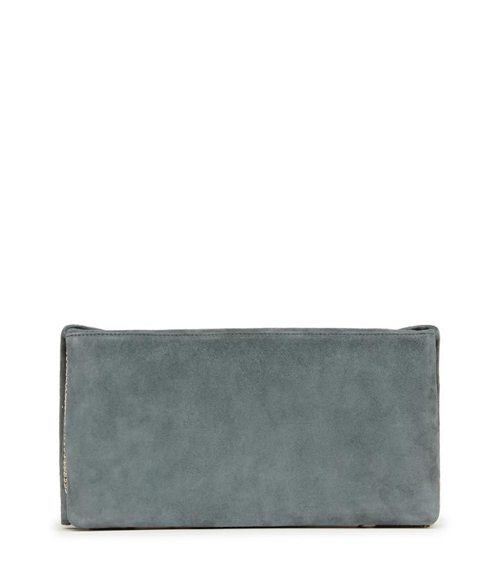 Reiss Beau Suede - Womens Suede Clutch In Green