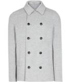 Reiss Comodor - Mens Wool And Cashmere Coat In Grey, Size Xs