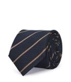 Reiss Weston - Silk Striped Tie In Blue, Mens