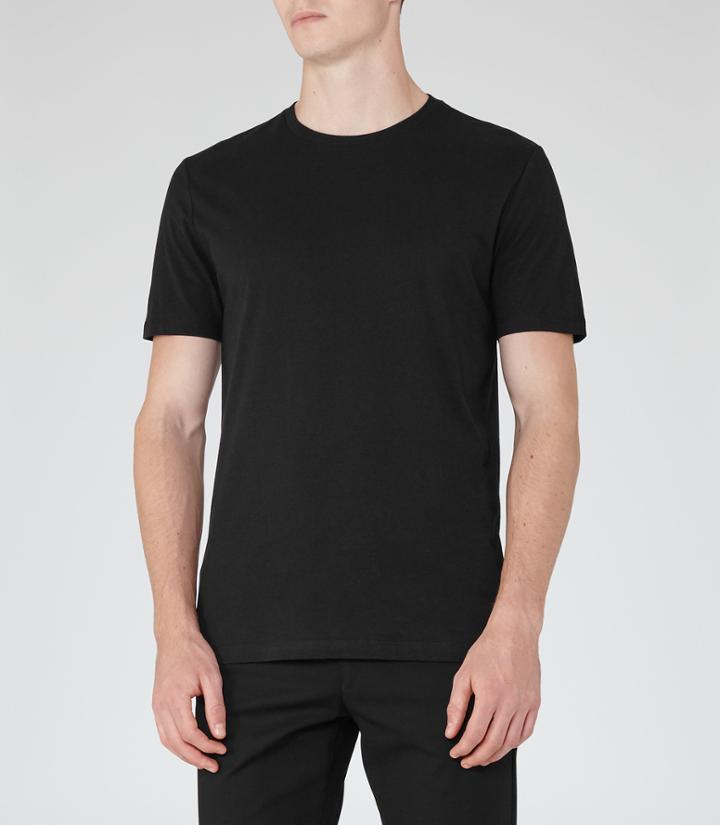 Reiss Bless - Mens Crew Neck T-shirt In Black, Size S