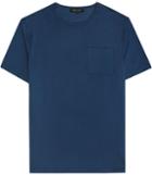 Reiss Braizer - Mens Mercerised Cotton T-shirt In Blue, Size Xs