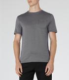 Reiss Dazzle - Mens Micro Print T-shirt In Blue, Size S