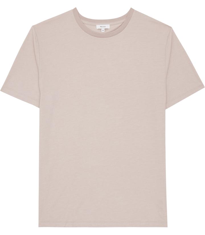 Reiss Bless Marl - Mens Crew Neck T-shirt In Red, Size Xs