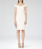 Reiss Haddi - Off-the-shoulder Dress In White, Womens, Size 2