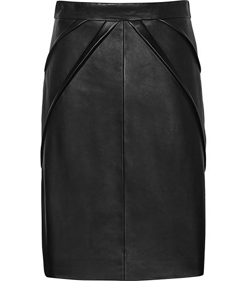 Reiss Etianne Leather Pencil Skirt