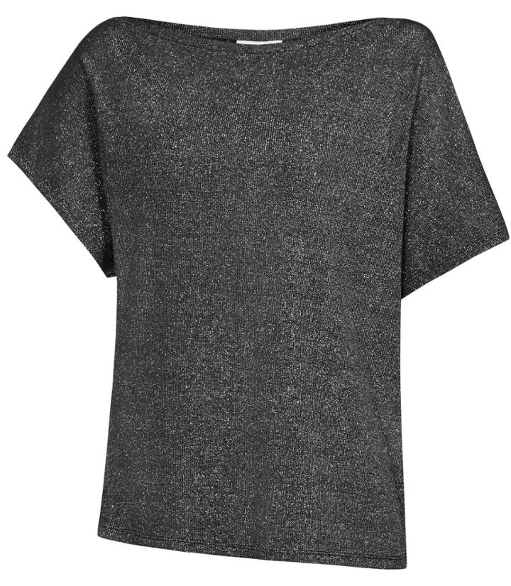 Reiss Maison - Womens Metallic Top In Blue, Size Xs