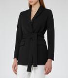 Reiss Ange - Double-breasted Blazer In Black, Womens, Size 4