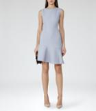 Reiss Gem - Womens Textured Dress In Blue, Size 6