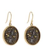 Reiss Marcey - Earrings With Crystals From Swarovski In Yellow, Womens