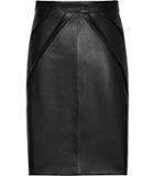 Reiss Clarisse Leather Mix Skirt