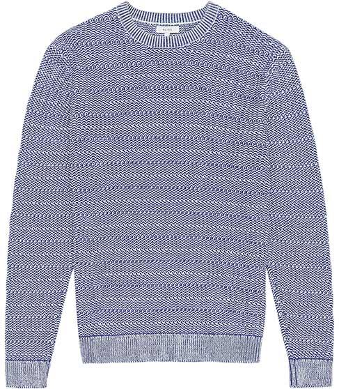 Reiss Portland Contrast Stitch Jumper