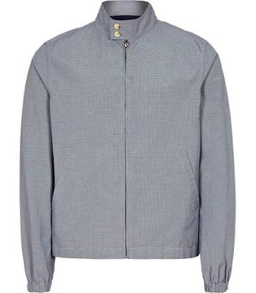 Reiss Genesis Short Check Bomber