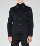 Reiss Duster - Mens Worker Jacket In Blue, Size S