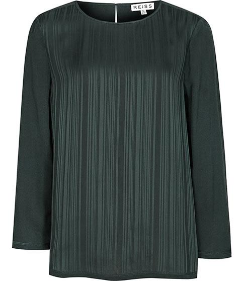 Reiss Adina Tonal Stripe Top