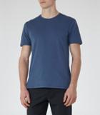 Reiss Bless - Crew-neck T-shirt In Blue, Mens, Size S