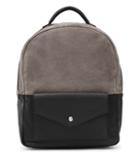 Reiss Bolton Suede And Leather Backpack